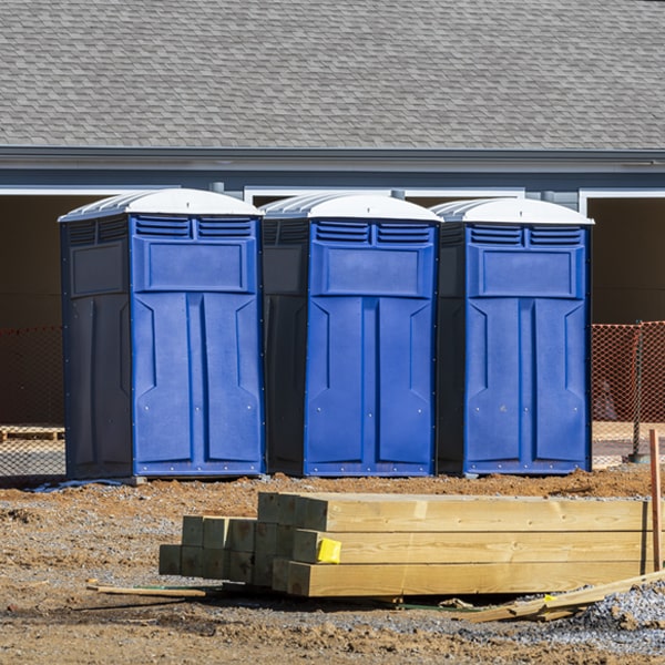 are there any restrictions on what items can be disposed of in the portable toilets in Pigeon Forge